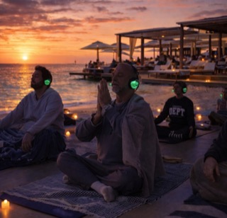 Guided Sunset Breath Act meditation in Mallorca